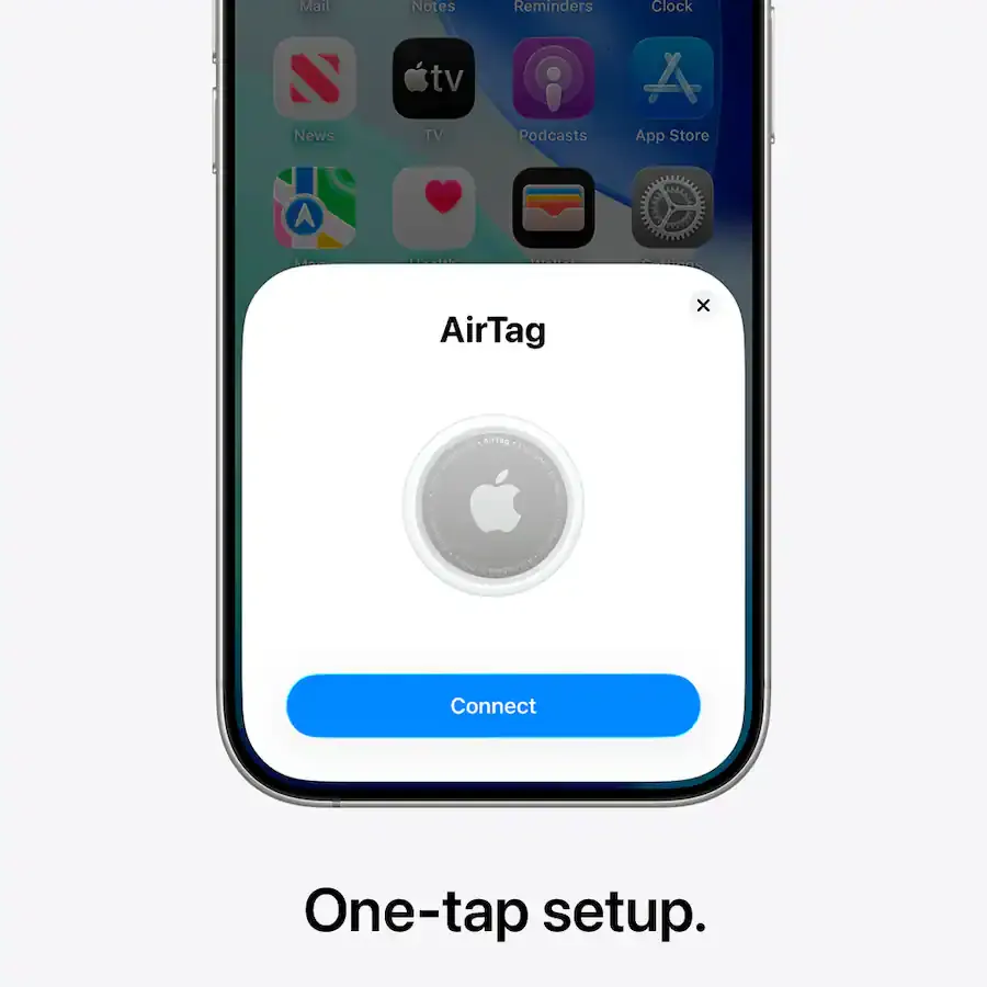 Apple - AirTag 1 pack (2nd generation) - MFE94 20262 - White.webp