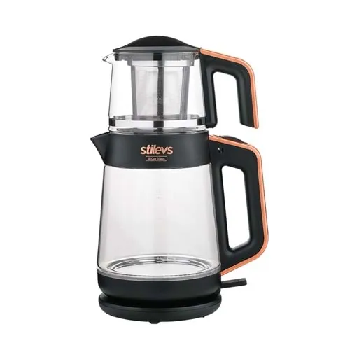 STİLEVS BİÇAY GLASS ÇAY MAKİNESİ ROSE