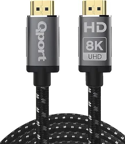 QPORT Q-HDMI211 HDMI 2.1V 8K ALTIN UÇLU 3 MT KABLO (3M)