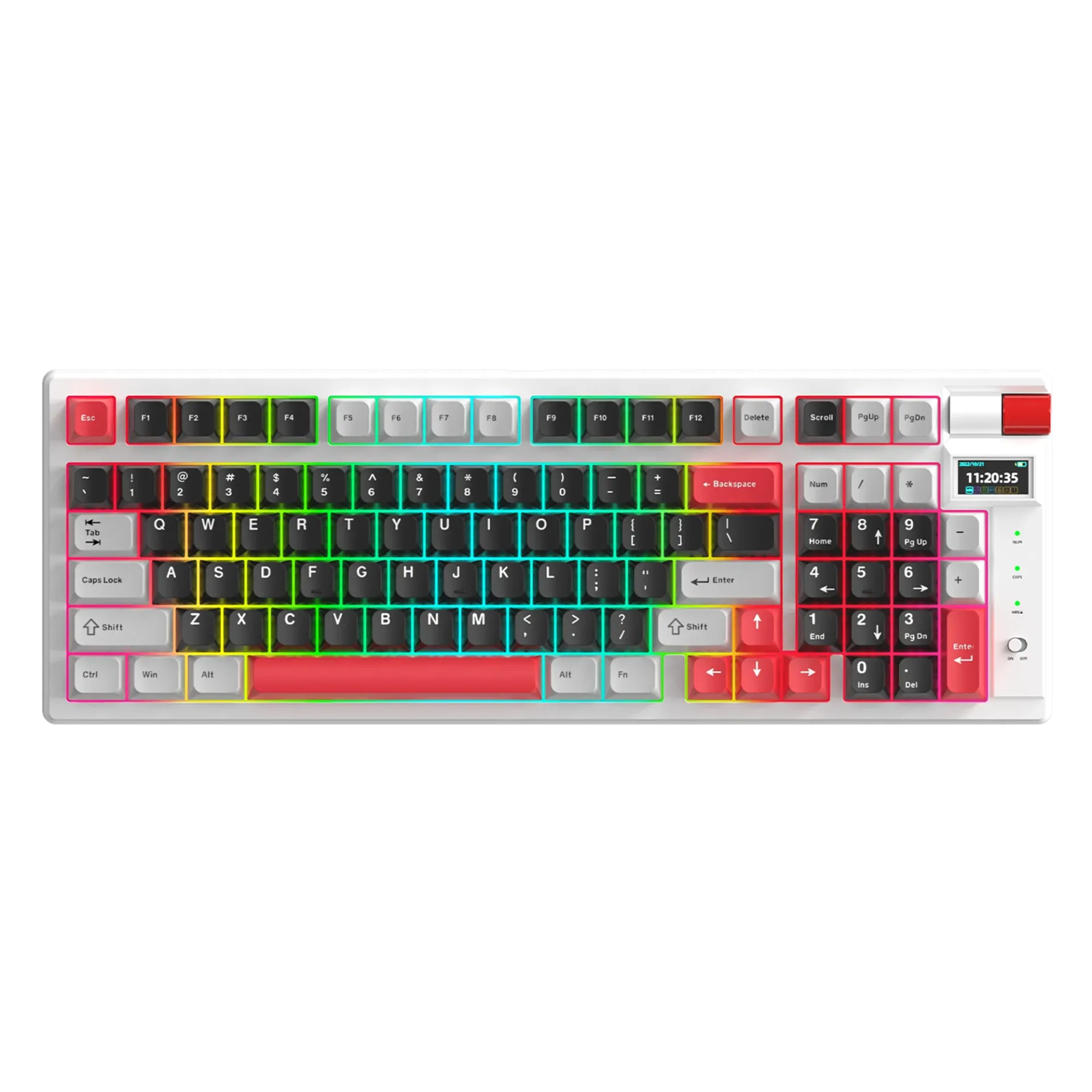 Monka KG991W Storm Mechanical RGB White Wireless Keyboard