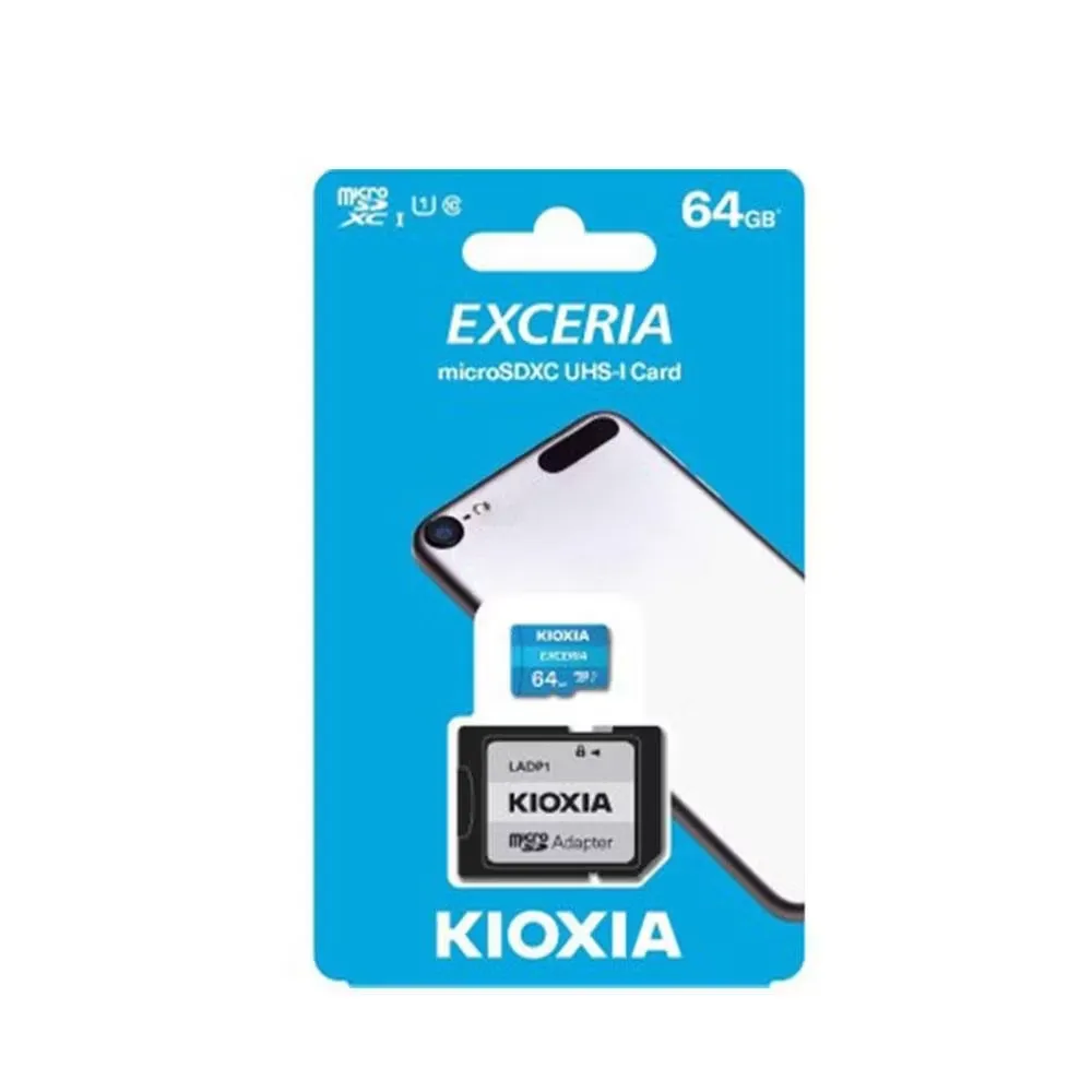 Kioxia 64GB Micro SDXC UHS-1 C10 LMEX1L064GG2 100MB/sn, Exceria