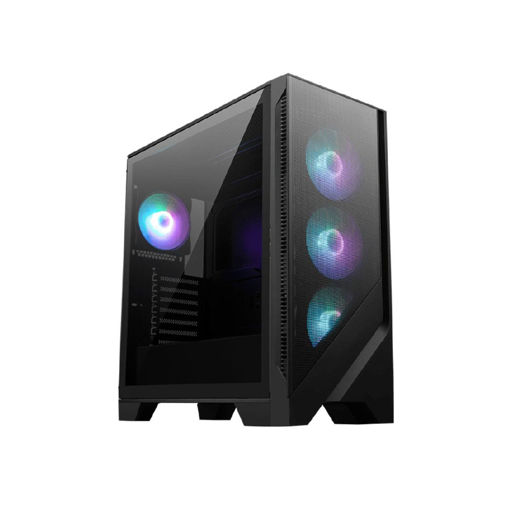 MSI MAG FORGE 320R AIRFLOW TEMPERED GLASS ARGB FAN USB 3.2 MATX COMPUTER CASE