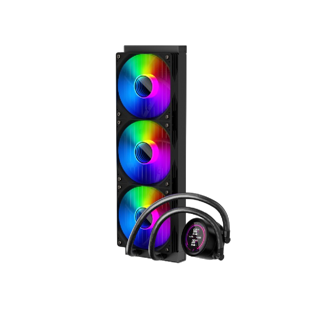 1StPlayer Thunderstorm TS4 360mm ARGB Dijital Sıcaklık Göstergeli AM4 AM5 LGA1851/1700 İşlemci Sıvı Soğutucu