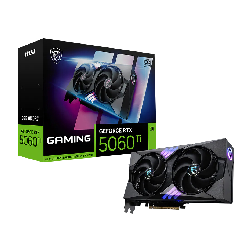MSI Gaming OC Nvidia GeForce RTX 5060Ti 8GB GDDR7 128-Bit Ekran Kartı