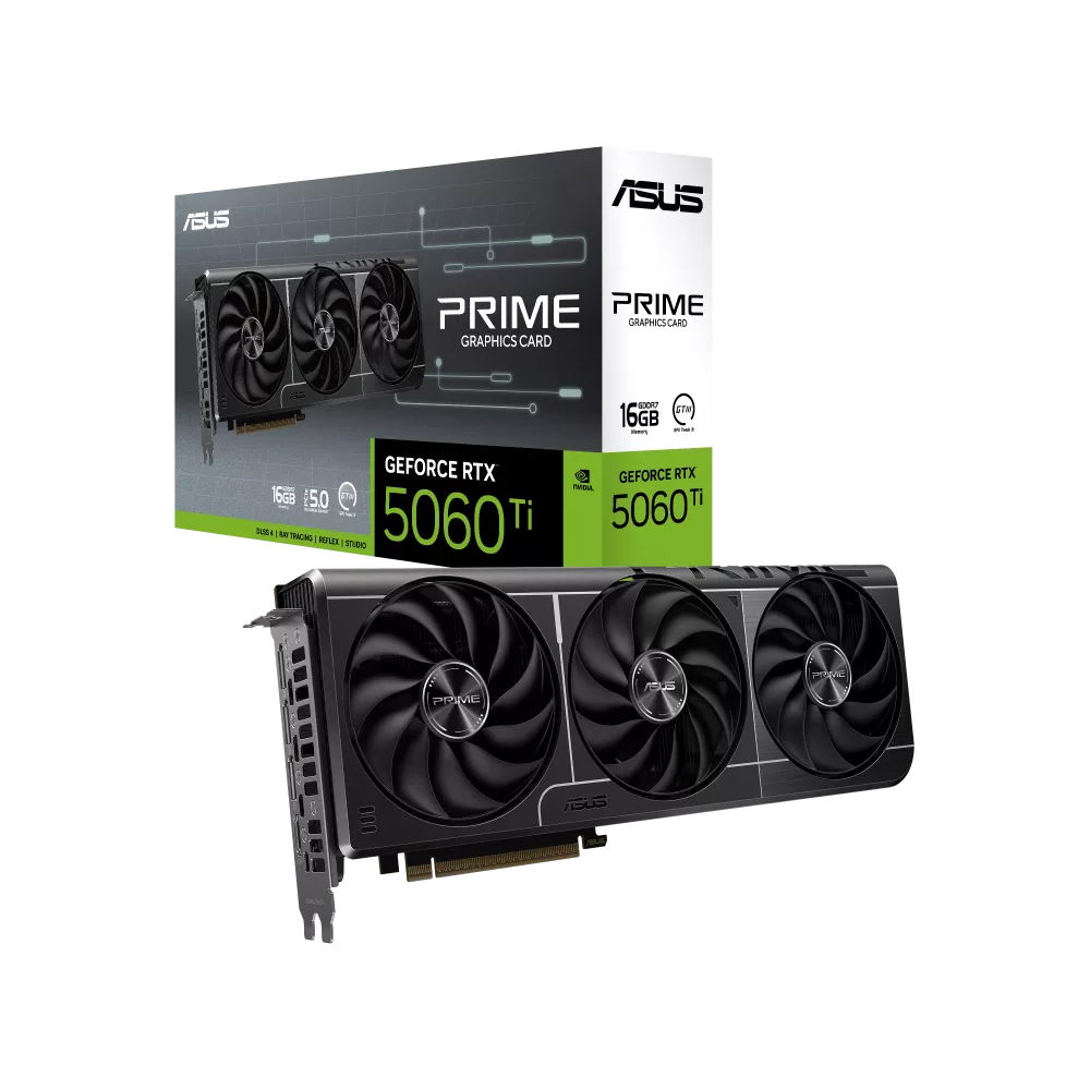 ASUS Prime Nvidia GeForce RTX 5060Ti 16GB GDDR7 128-Bit Ekran Kartı