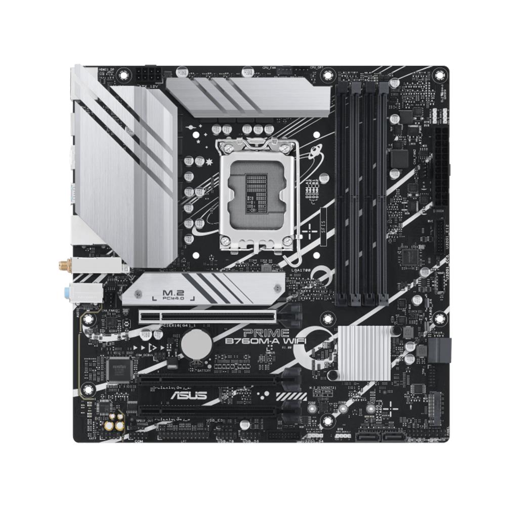 ASUS PRIME B760M-A WIFI DDR5 7200MHz  LGA1700 mATX M.2 HDMI DP Anakart