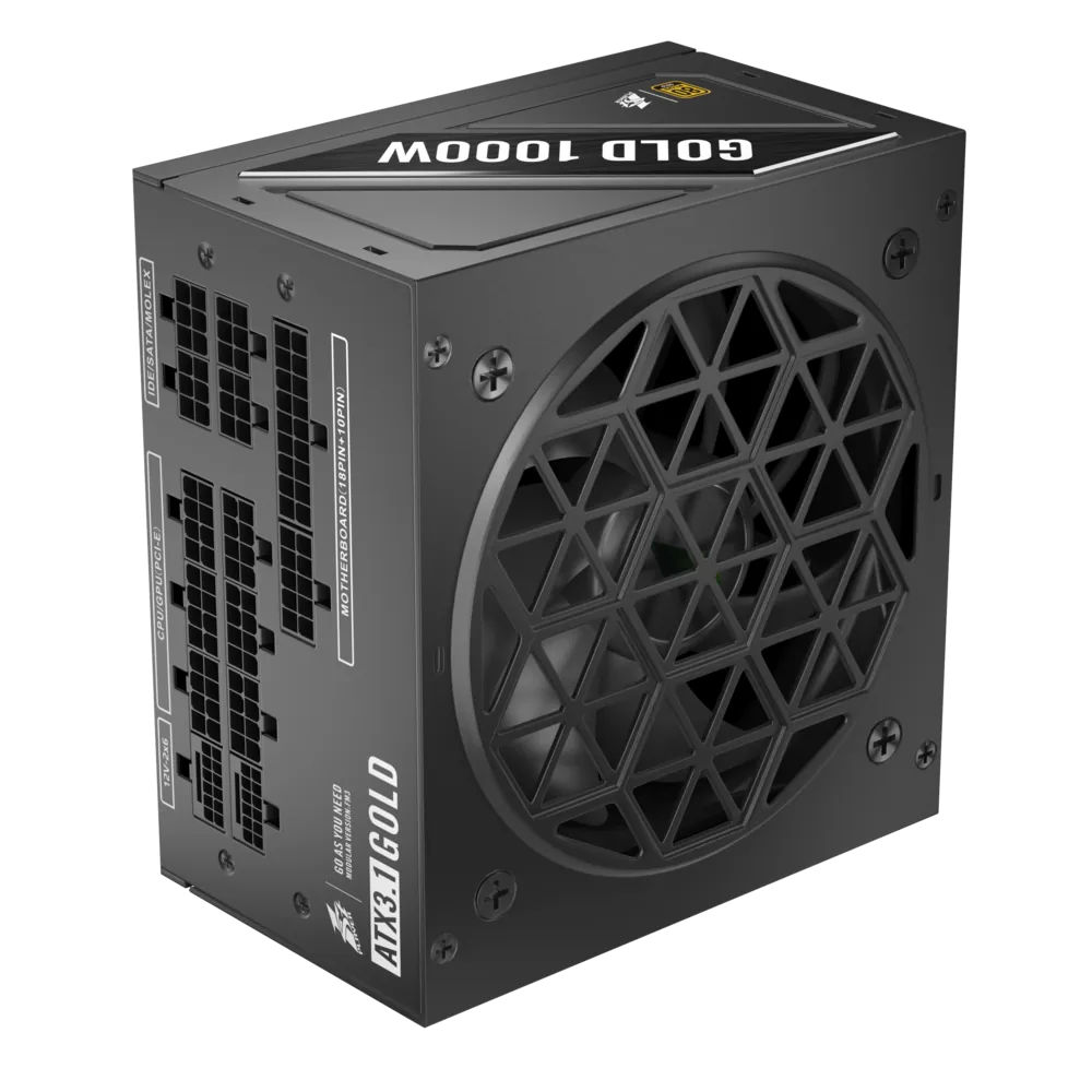 1stPlayer 850w +80 Gold Power Supply NGDP ATX 3.1 Black
