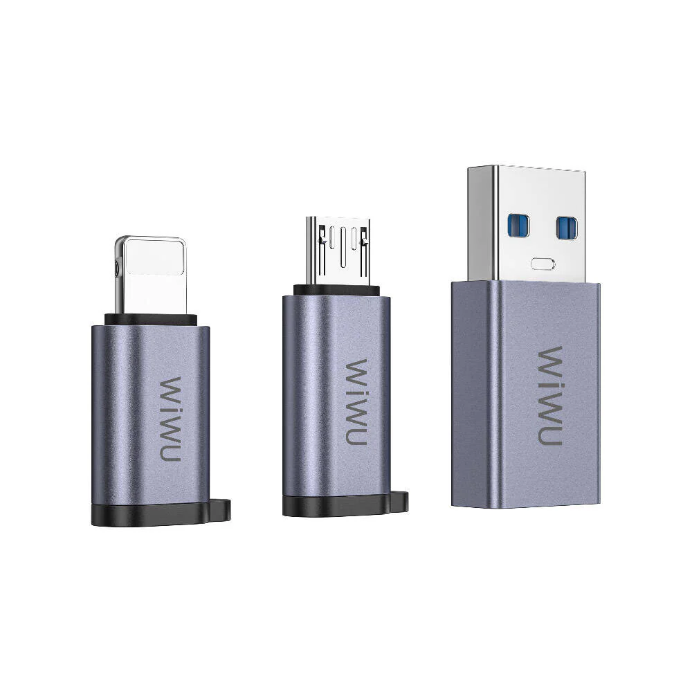 C031 Wiwu Concise Serisi 3 in 1 Type-C Adaptör Paketi