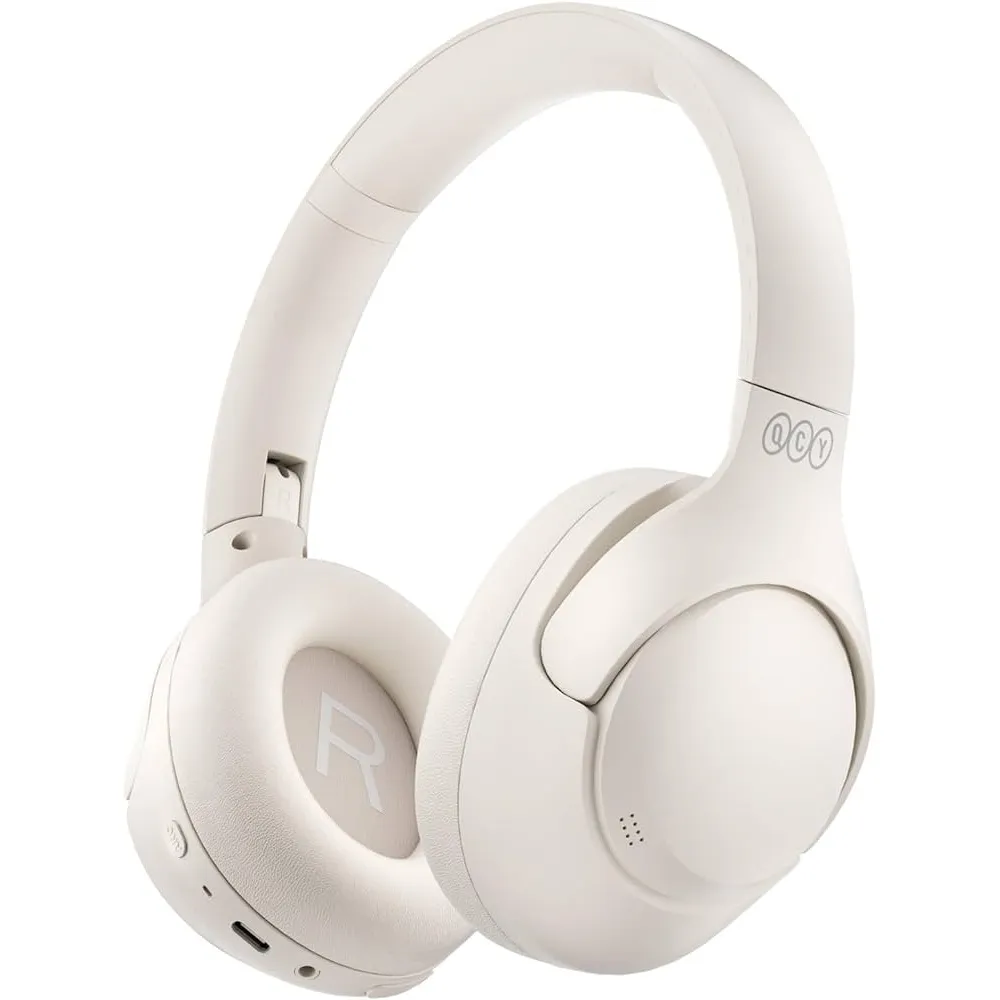 QCY Wireless Noise Cancelling Headset H3 Cloud (Beyaz)