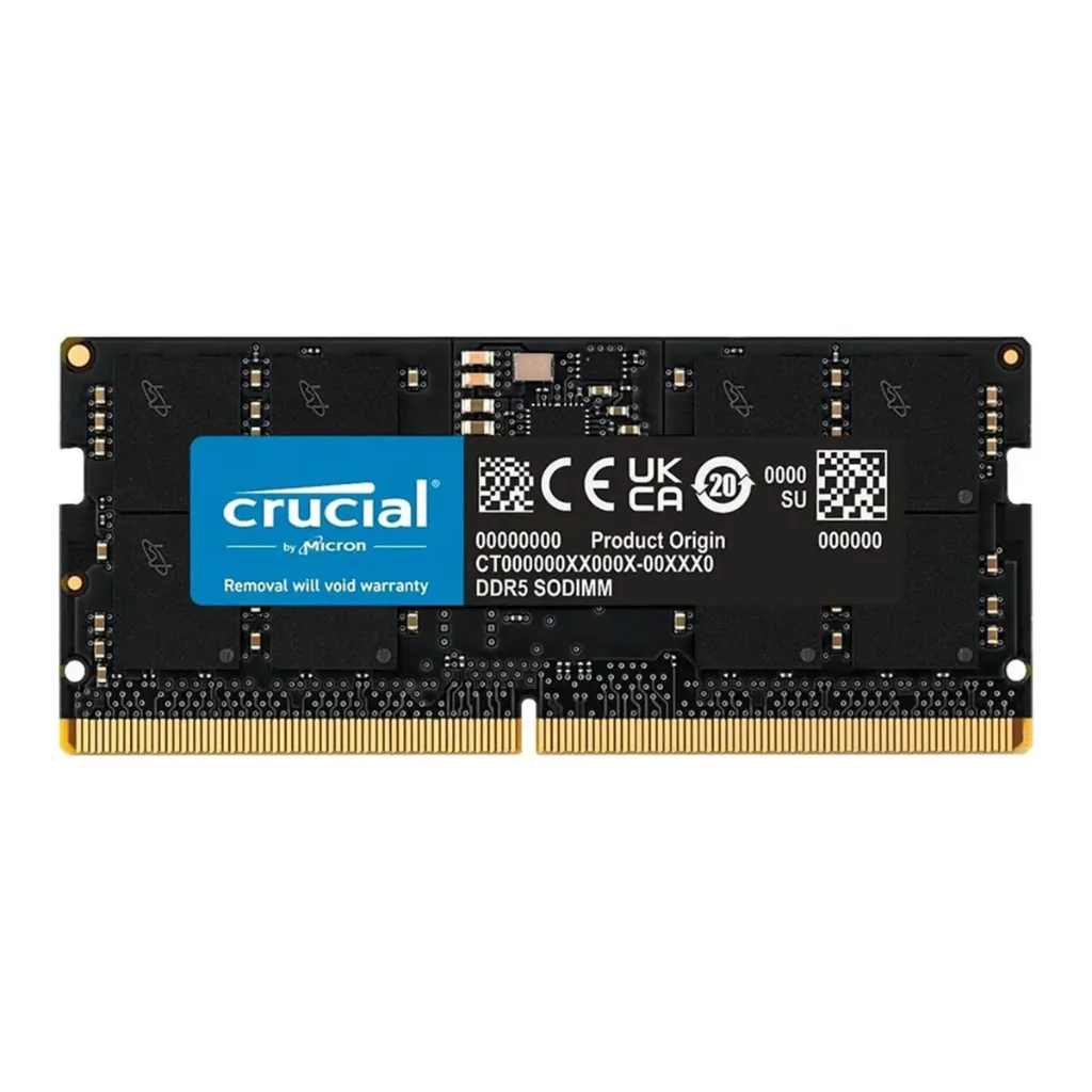 Crucial 16gb 4800mhz DDR5 CL40 Laptop ram