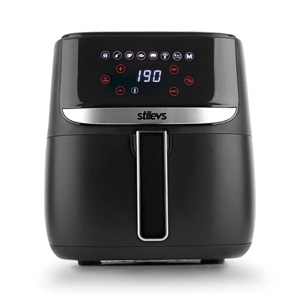 STİLEVS AIRTRON 5,7 LT DIGITAL AIR FRYER SİYAH&GÜMÜŞ