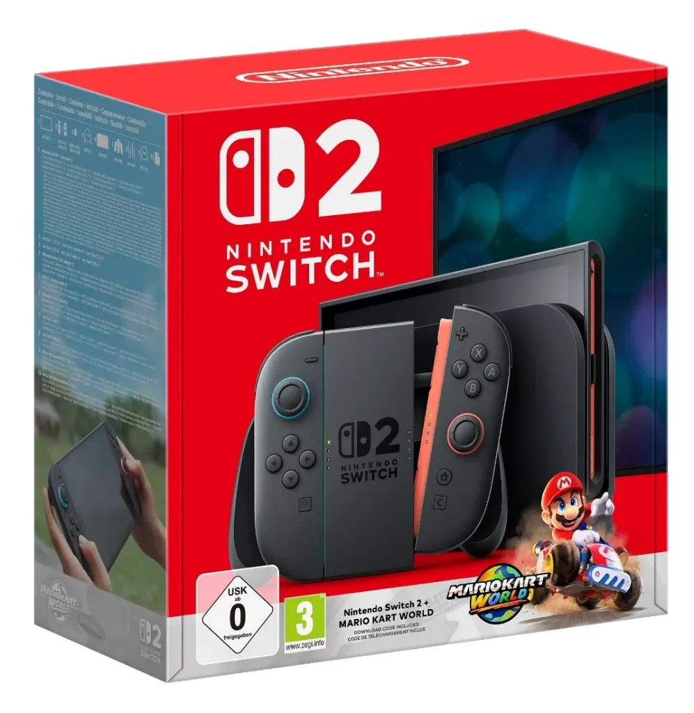 Nintendo Switch 2 Mario Bundle Console