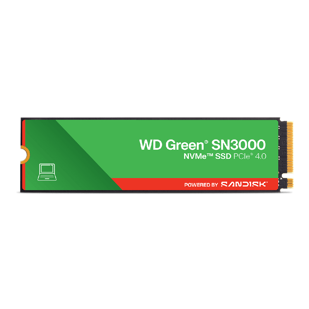 WD GREEN SN3000 1TB NVMe M2 GEN4 SSD (5000-4200MB/s)