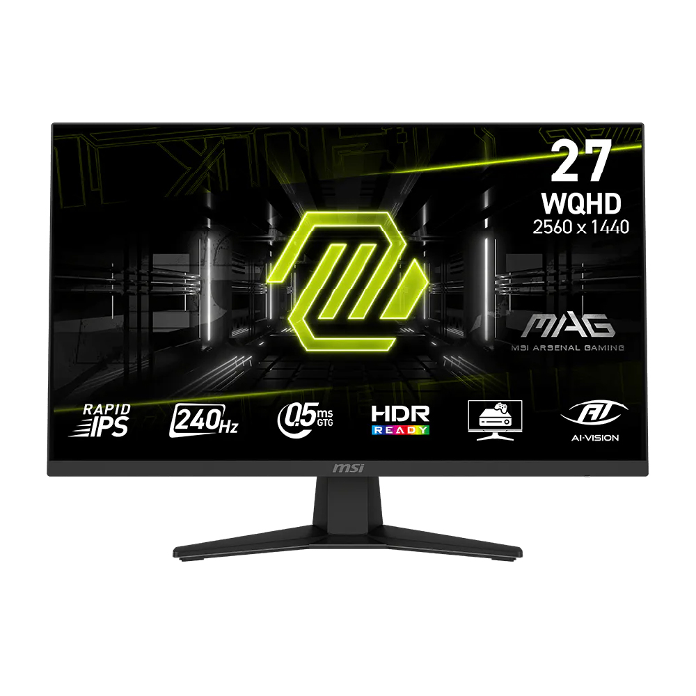 MSI MAG 274QF X24 27" 240Hz 0.5ms 2K QHD FreeSync Premium IPS Gaming Monitör