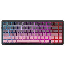 MCHOSE G75 Pro Black Pink %75 Matcha Latte Switch V2 Hotswap RGB Kablosuz İngilizce Mekanik Gaming Klavye(MC-G75-16)