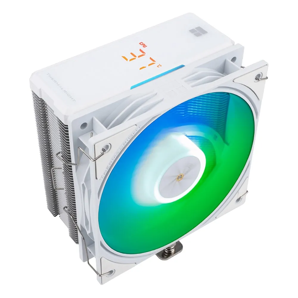 Thermalright Assassin X 120 R Digital White TL-P12W 120mm4 x 6mm Isı Borulu Intel-AMD Uyumlu Beyaz Hava Soğutucu -2 Yıl Birebir Değişim Garantili