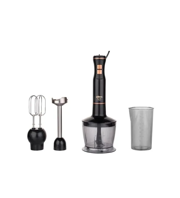 STİLEVS ST-KENDO PRO EL BLENDERİ SETİ SİYAH BAKIR