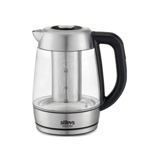 STİLEVS ST-HERBALDEM-6820 GLASS BITKI CAY VE SU ISITICISI KETTLE