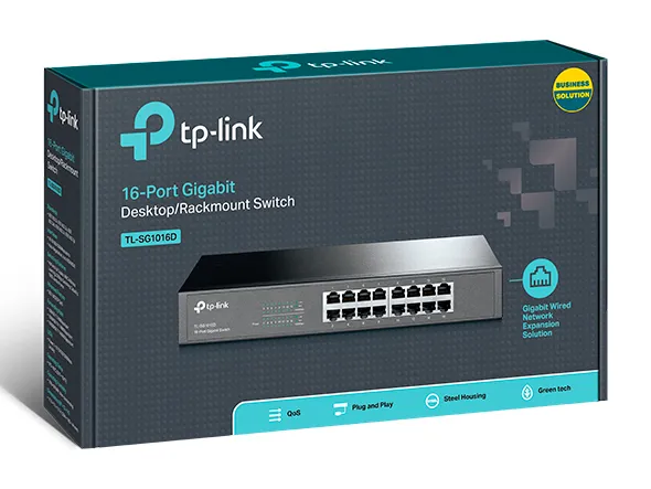 TP-LINK TL-SG1016D 16PORT GIGABIT SWITCH