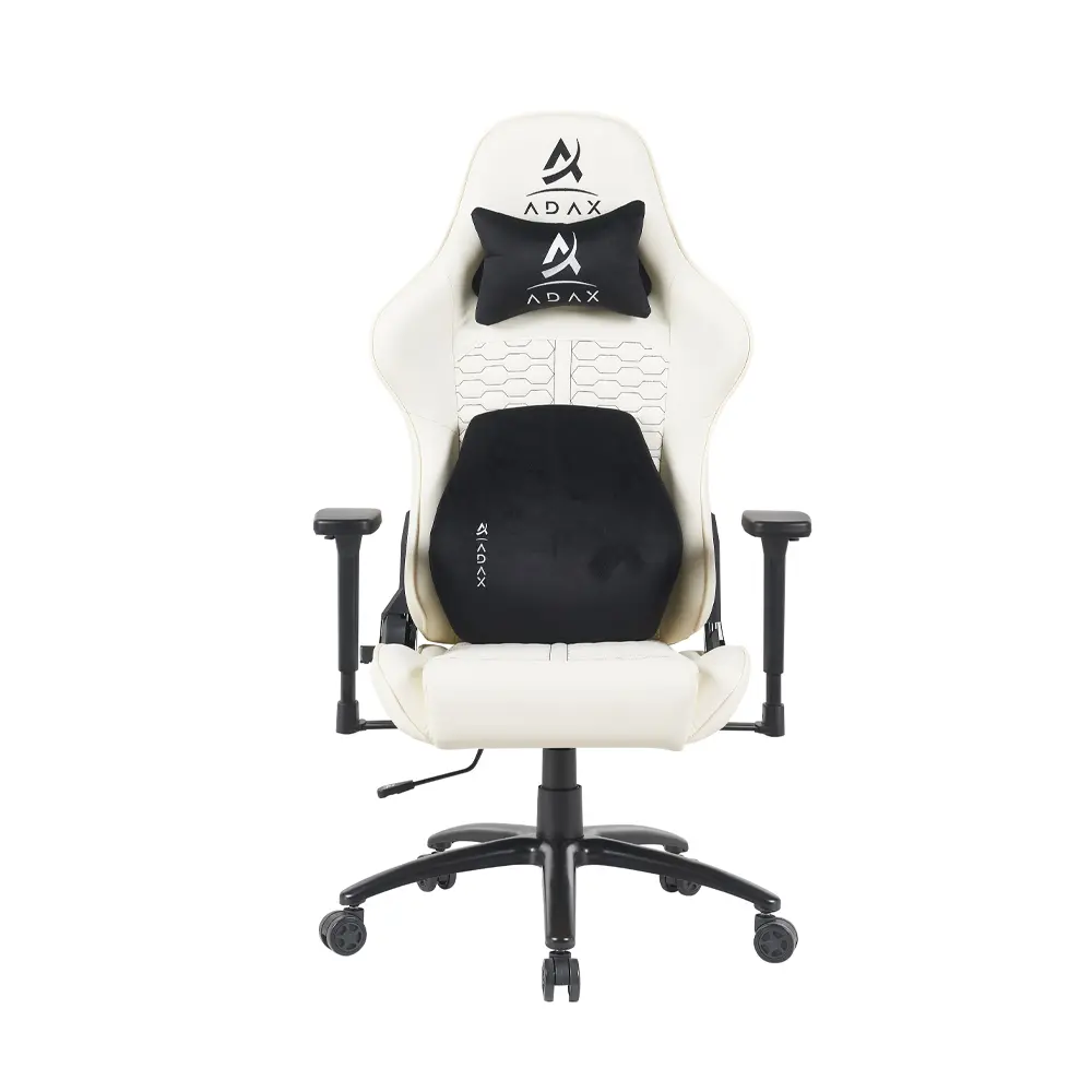 Adax Luxes S Pearl White Oyuncu Koltuğu