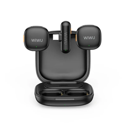 WM006 Wiwu 2 in 1 Type-C Port Wireless Microphone with Ai ANC Feature