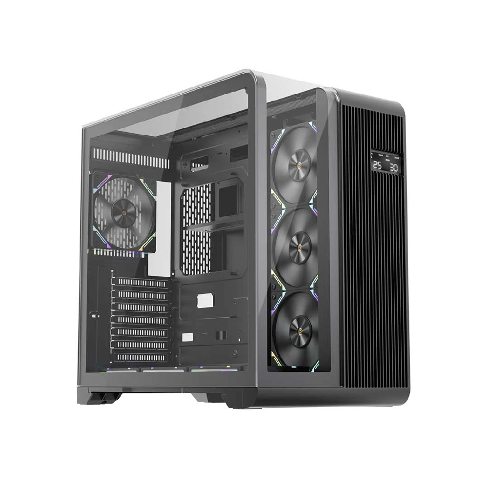 1stPlayer RT7 Mid Tower 4x120mm Fan USB 3.0x1 HD Audio Type-C Dijital Göstergeli ATX KASA