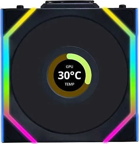 LIAN LI UNI FAN SL WIRELESS LCD 1x120mm SIYAH