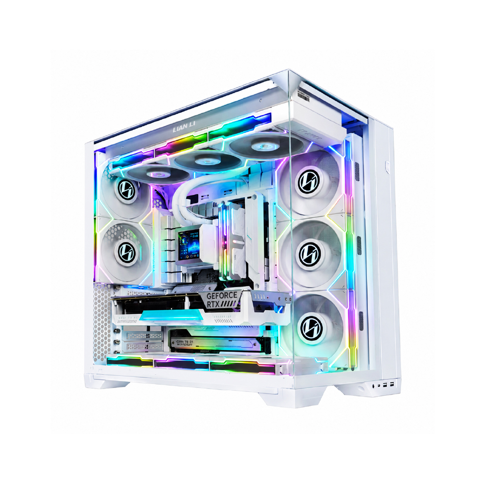 LIAN LI 011 VISION COMPACT WHITE MID-TOWER ATX CASE