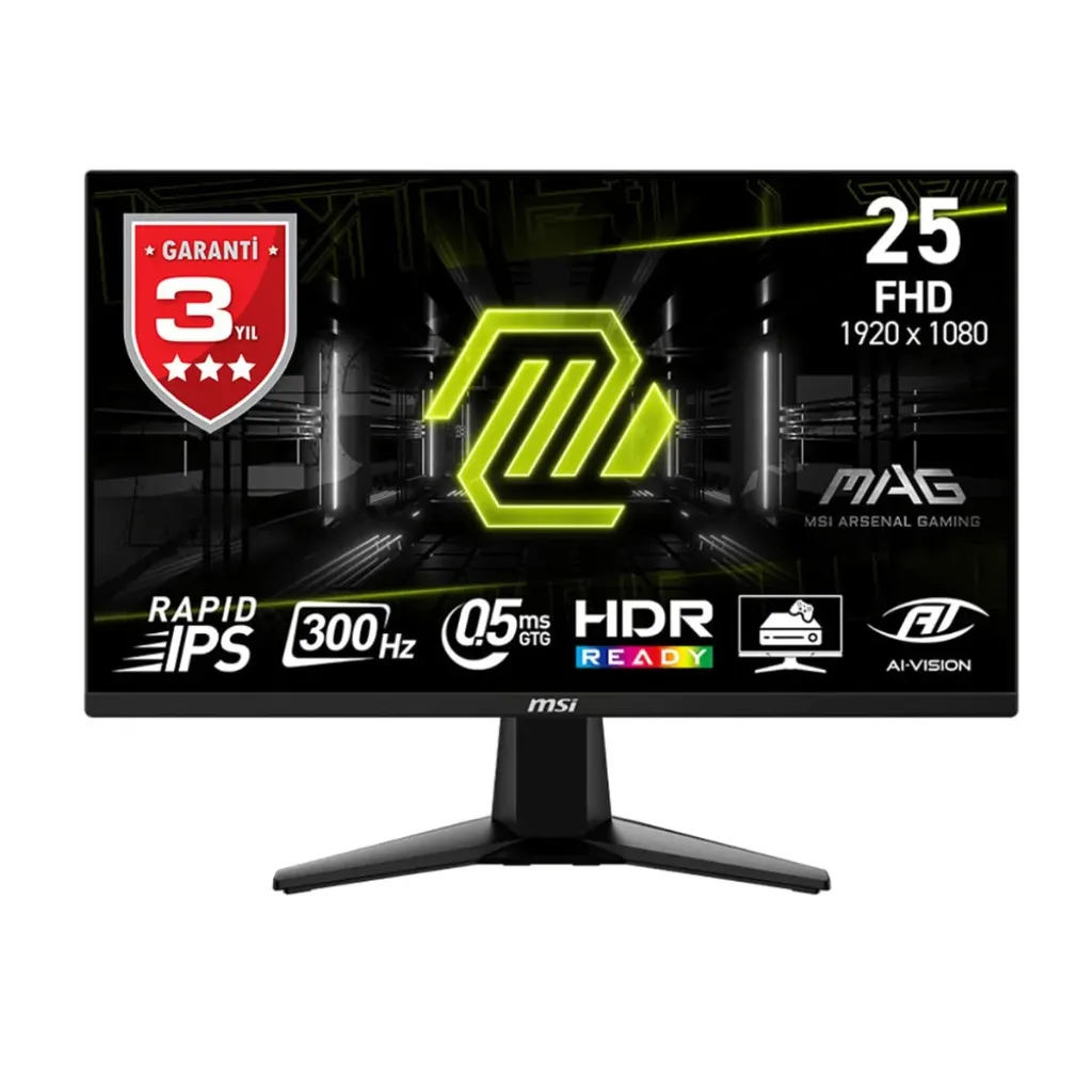 MSI MAG 255XF 24.5 IPS 0.5MS 300HZ FHD 1920X1080 VESA