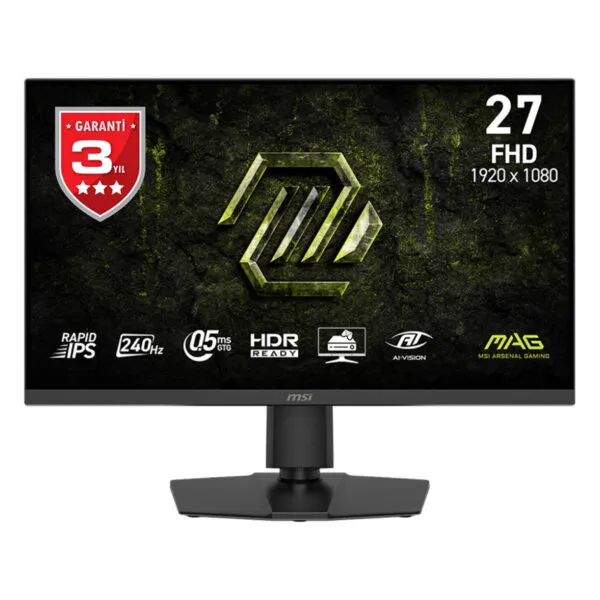 MSI MAG 272PF 27 inç IPS 0.5MS 240HZ FHD 1920X1080