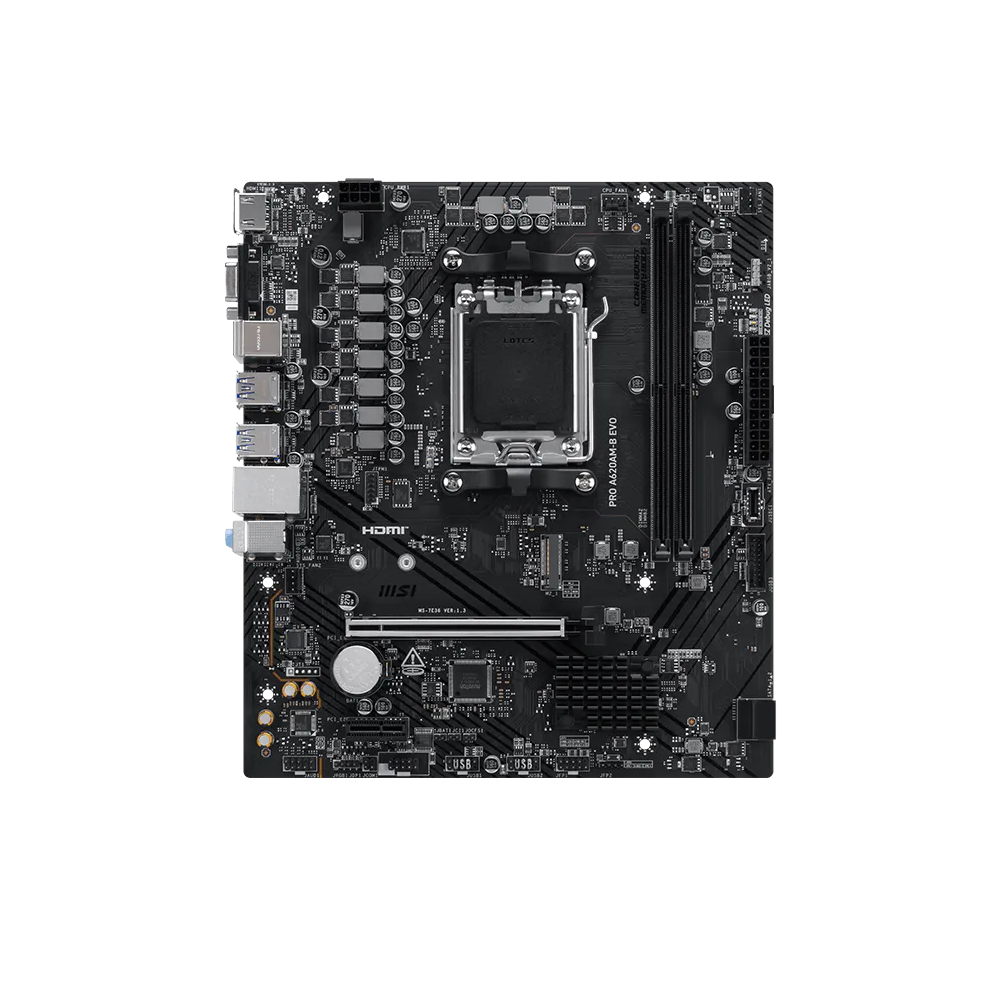 MSI PRO A620AM-B EVO DDR5 (Compatible with AMD AM5 9000/8000/7000 Series)