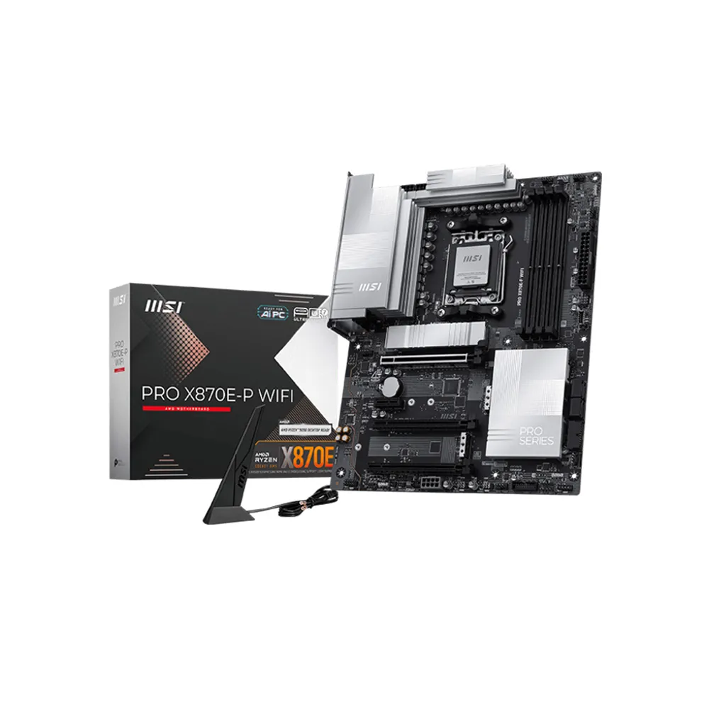 MSI PRO X870E-P WIFI DDR5 (AMD AM5 9000/8000/7000 SERİLERİ İLE UYUMLU)
