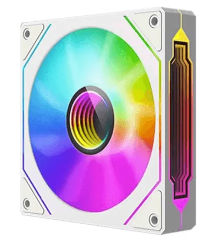 OUYUANSU PRISM 4 12CM INFINITY MIRROR ARGB BEYAZ KASA FANI REVERSE