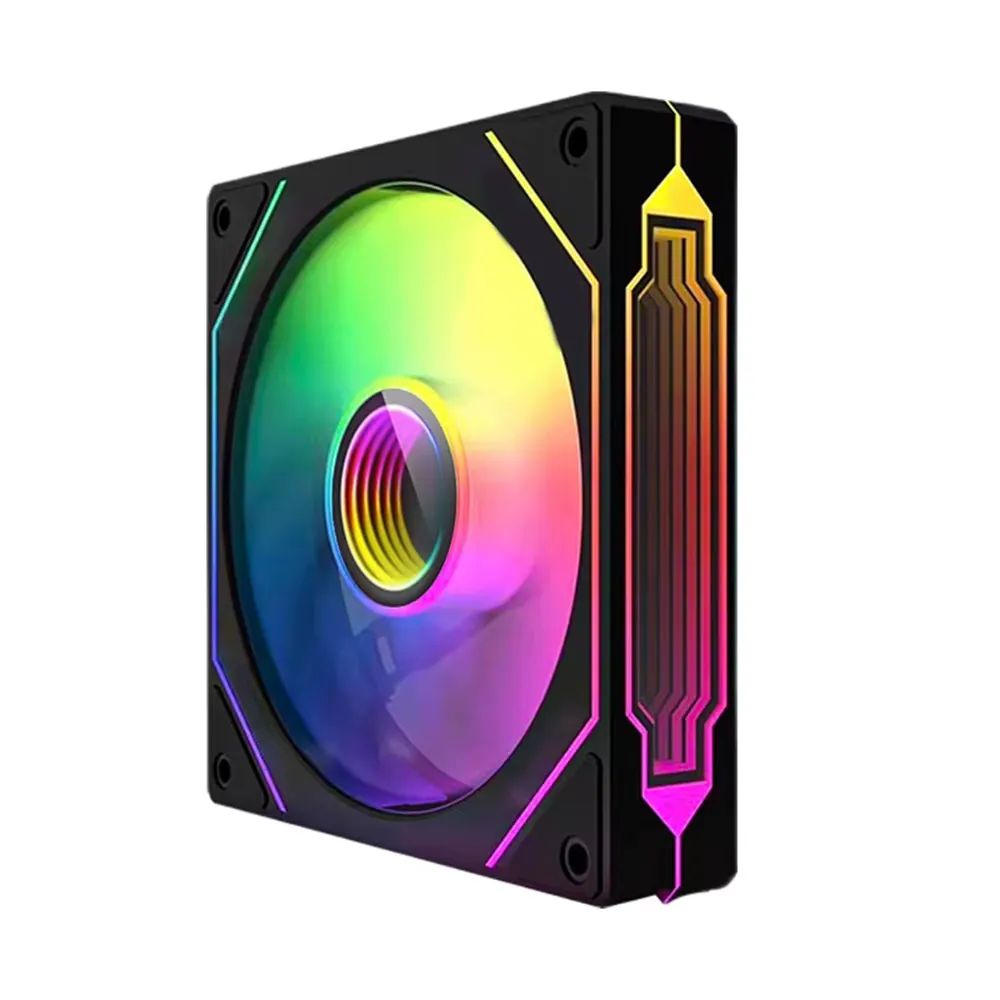OUYUANSU PRISM 4 12CM INFINITY MIRROR ARGB SIYAH KASA FANI REVERSE