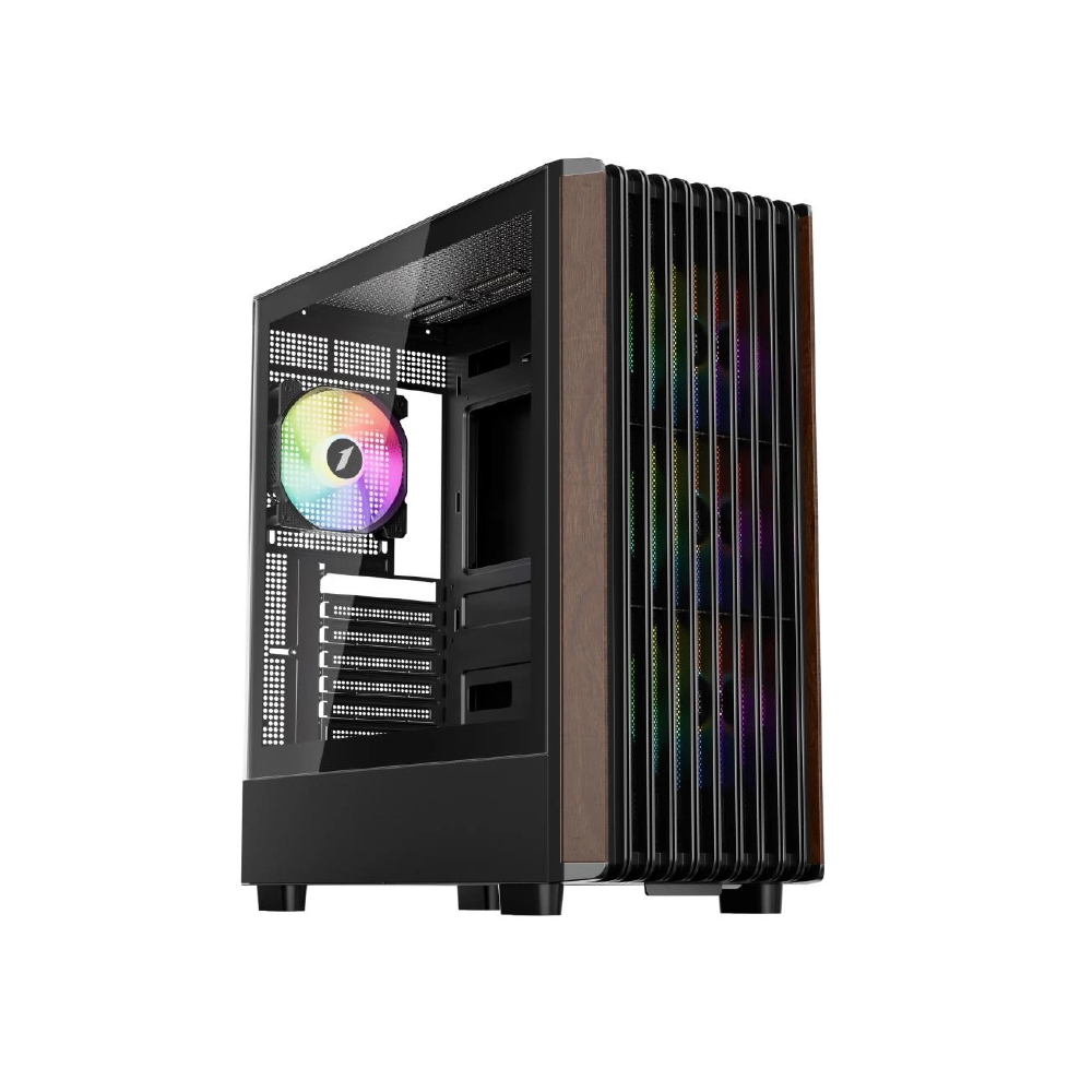 1stPlayer WD5 750W 80 Plus Silver Mid Tower 4x120mm Fan USB 3.0x1 USB 2.0x1 HD Audio ATX KASA