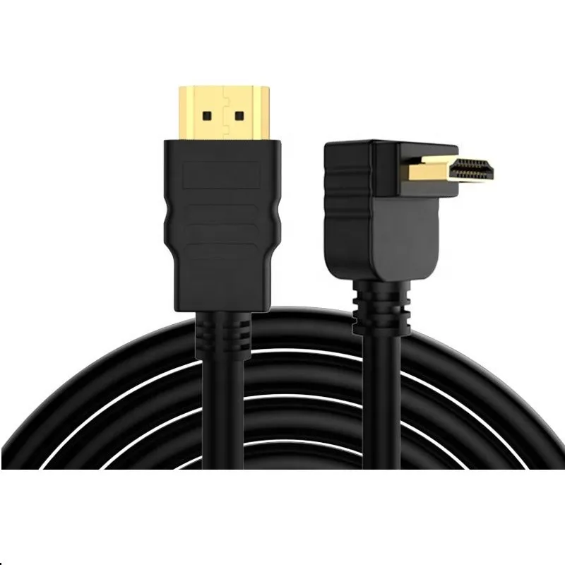 SENSEI S-90UP-HDTV 1.5 METRE 4K 2.0V 3D 90 DERECE AÇILI L TİPİ ALTIN UÇLU HDMI KABLO