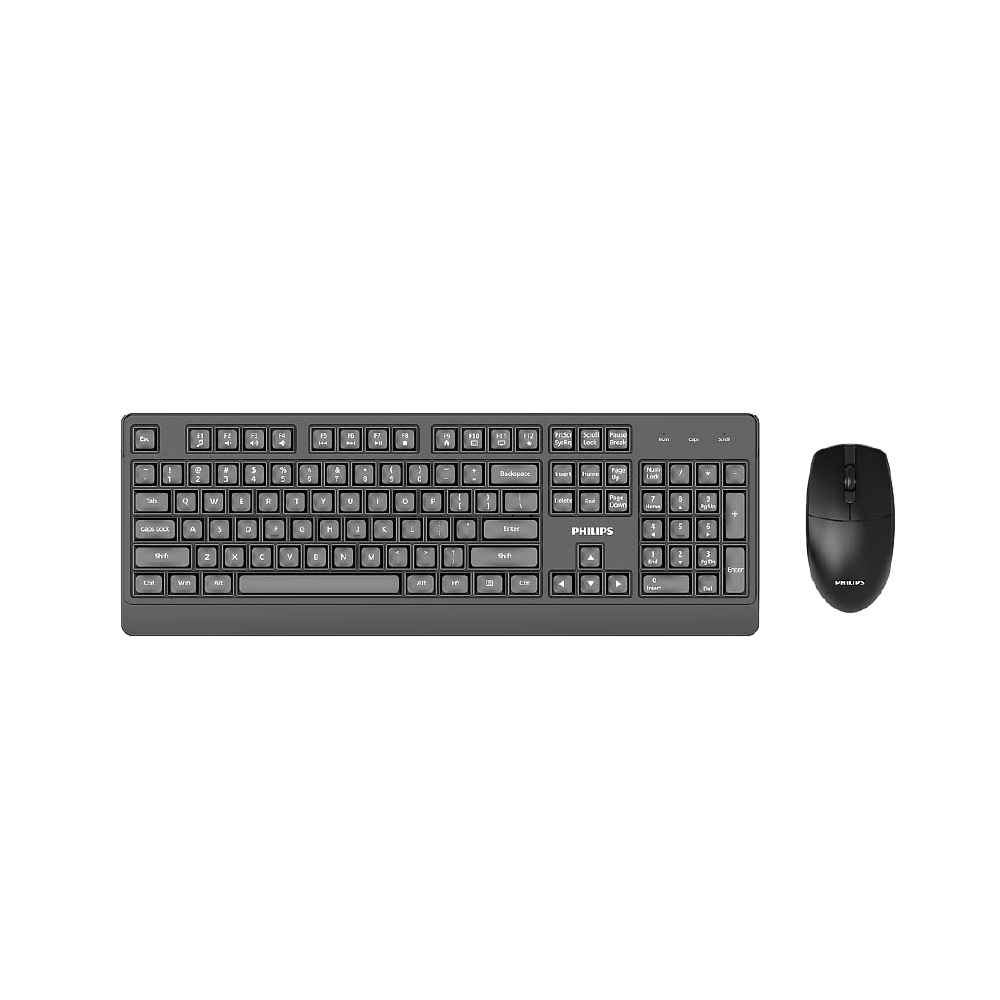 Philips Kablosuz Klavye & Mouse Set Siyah SPT6347B