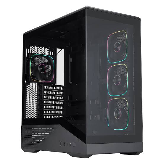 1stPlayer GM7 ARGB Middle Tower Siyah Gaming ATX Kasa
