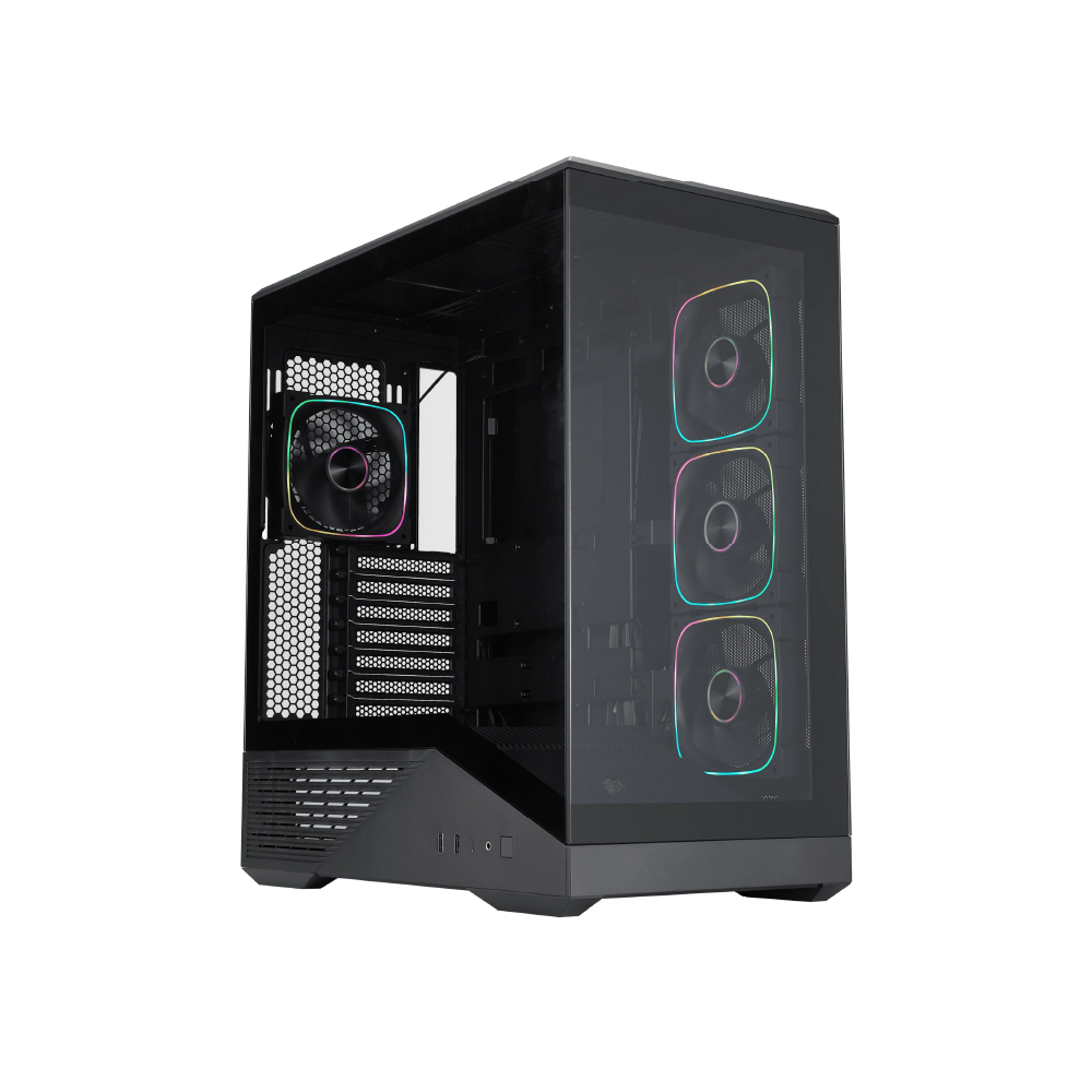 1stPlayer GM7 Mid Tower 4x120mm Fan USB 3.0x1 HD Audio Type-C ATX KASA