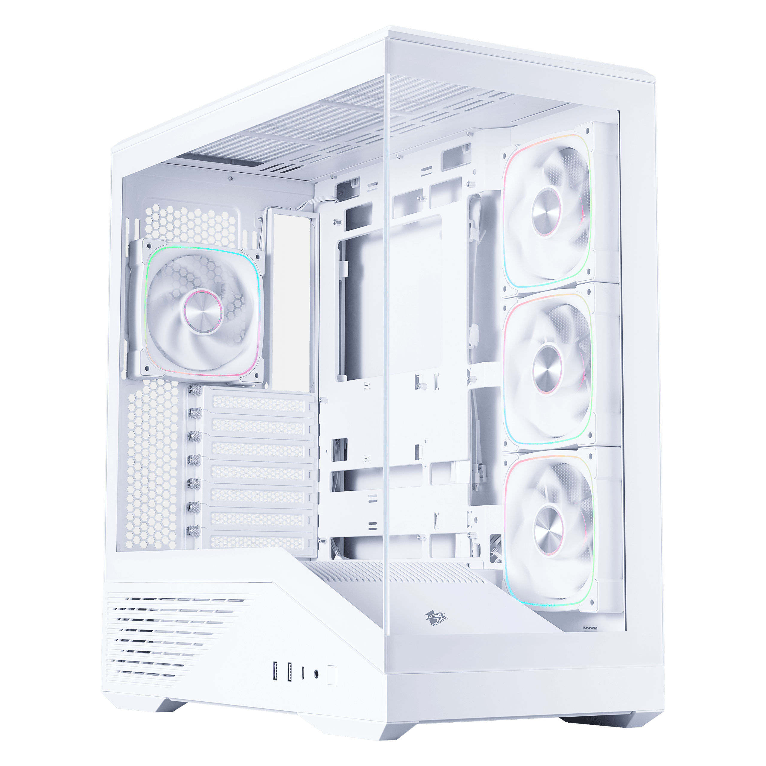 1stPlayer GM7 ARGB Middle Tower Beyaz Gaming ATX Kasa