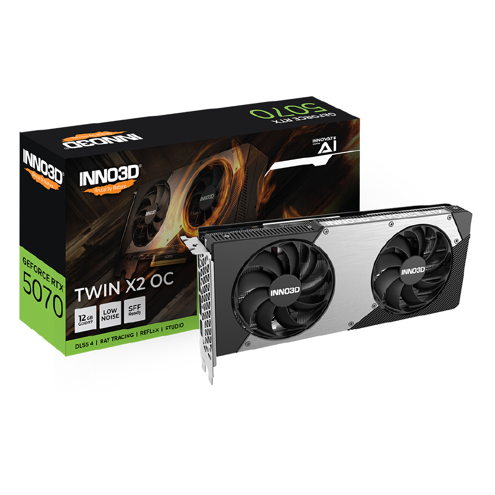 Inno3D Twin x2 Nvidia GeForce RTX 5070 12GB GDDR7 192-Bit Ekran Kartı