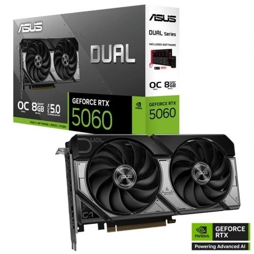 ASUS DUAL RTX5060 8GB GDDR7 128BIT 3xDP/HDMI
