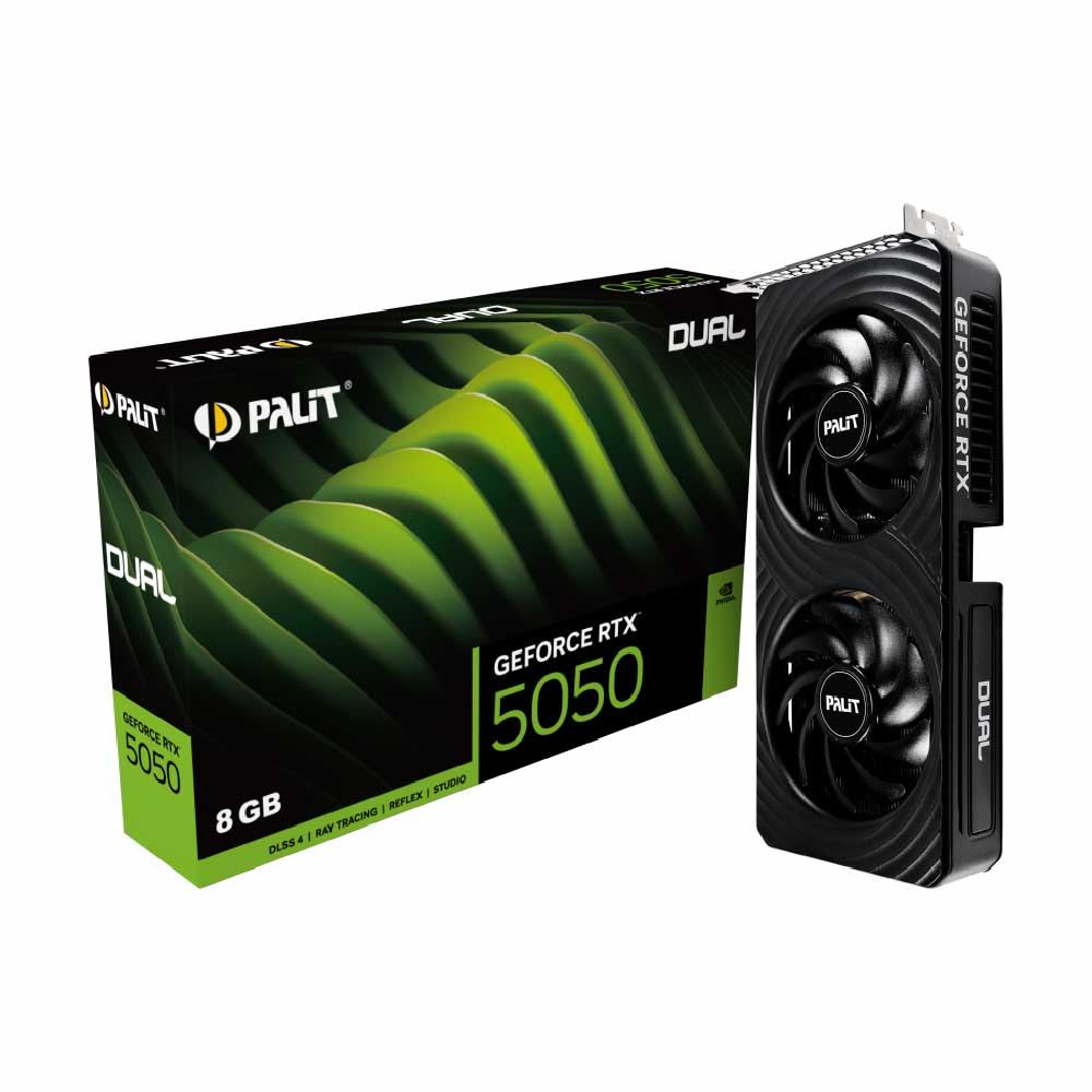 Palit Dual Nvidia GeForce RTX 5050 8GB GDDR7 128-Bit Ekran Kartı