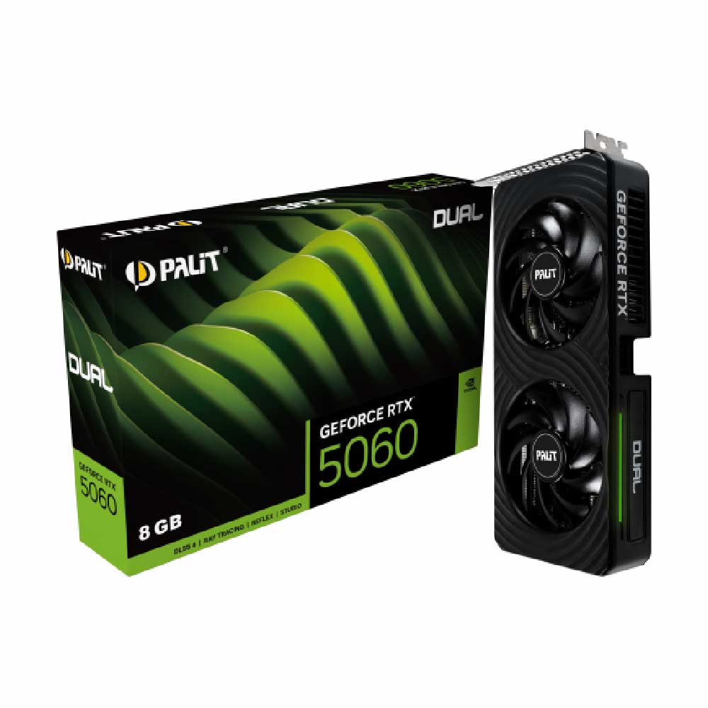 Palit Dual Nvidia GeForce RTX 5060 8GB GDDR7 128-Bit Ekran Kartı