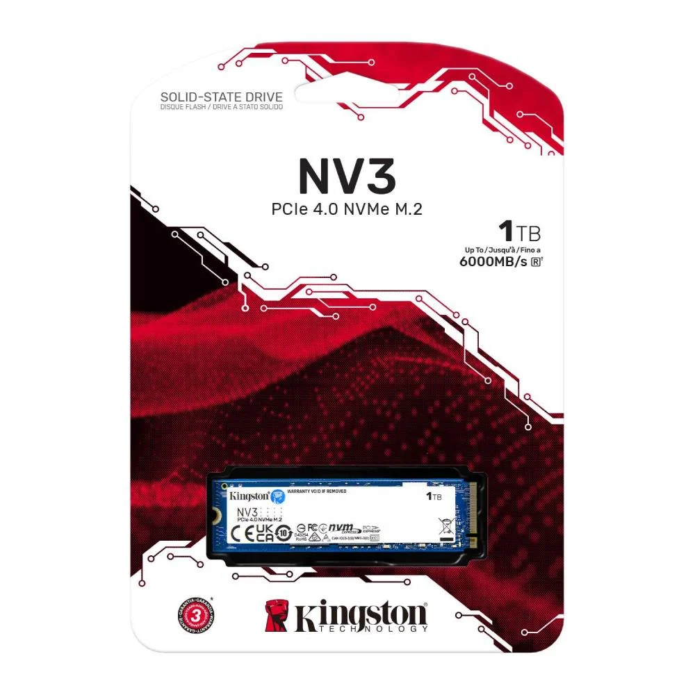 KINGSTON NV3 1TB NVME GEN4 SSD 6000/4000
