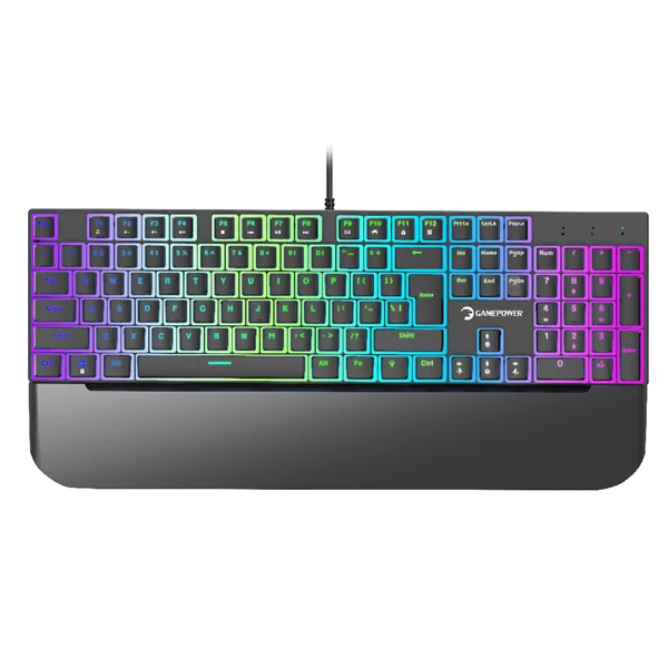 GAMEPOWER SUKI BLUE SWITCH MEKANİK KLAVYE 104 KEY BİLEK DESTEKLİ