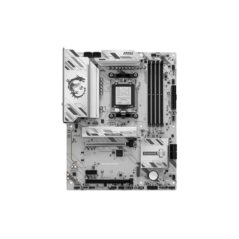 MSI MB B850 GAMING PLUS WIFI6E AM5 DDR5 8200MHZ(OC) DP 2X M.2 USB 10GBS 2.5G LAN WI-FI 6E ATX