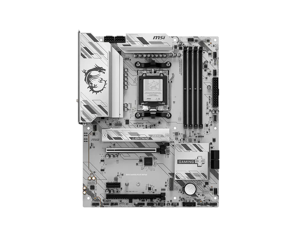 MSI MB B850 GAMING PLUS WIFI6E AM5 DDR5 8200MHZ(OC) DP 2X M.2 USB 10GBS 2.5G LAN WI-FI 6E ATX
